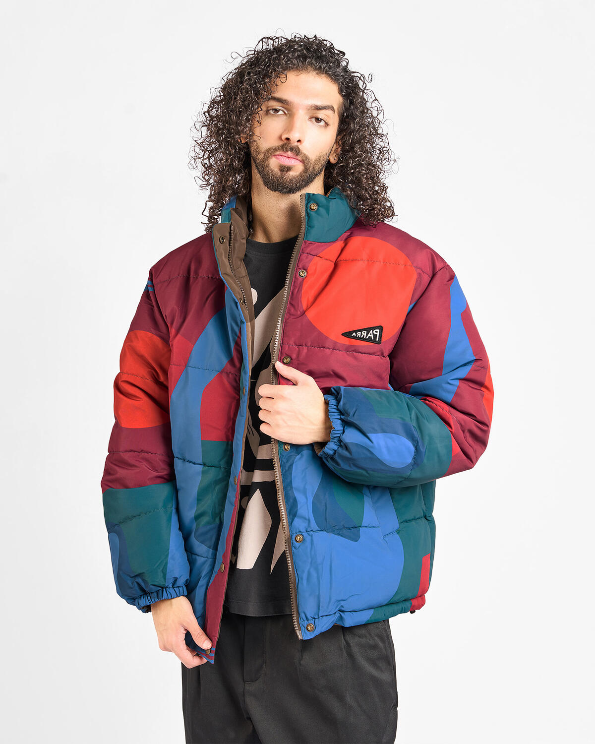 by Parra Protect the sun reversible puffer jacket | 54435 | AFEW STORE